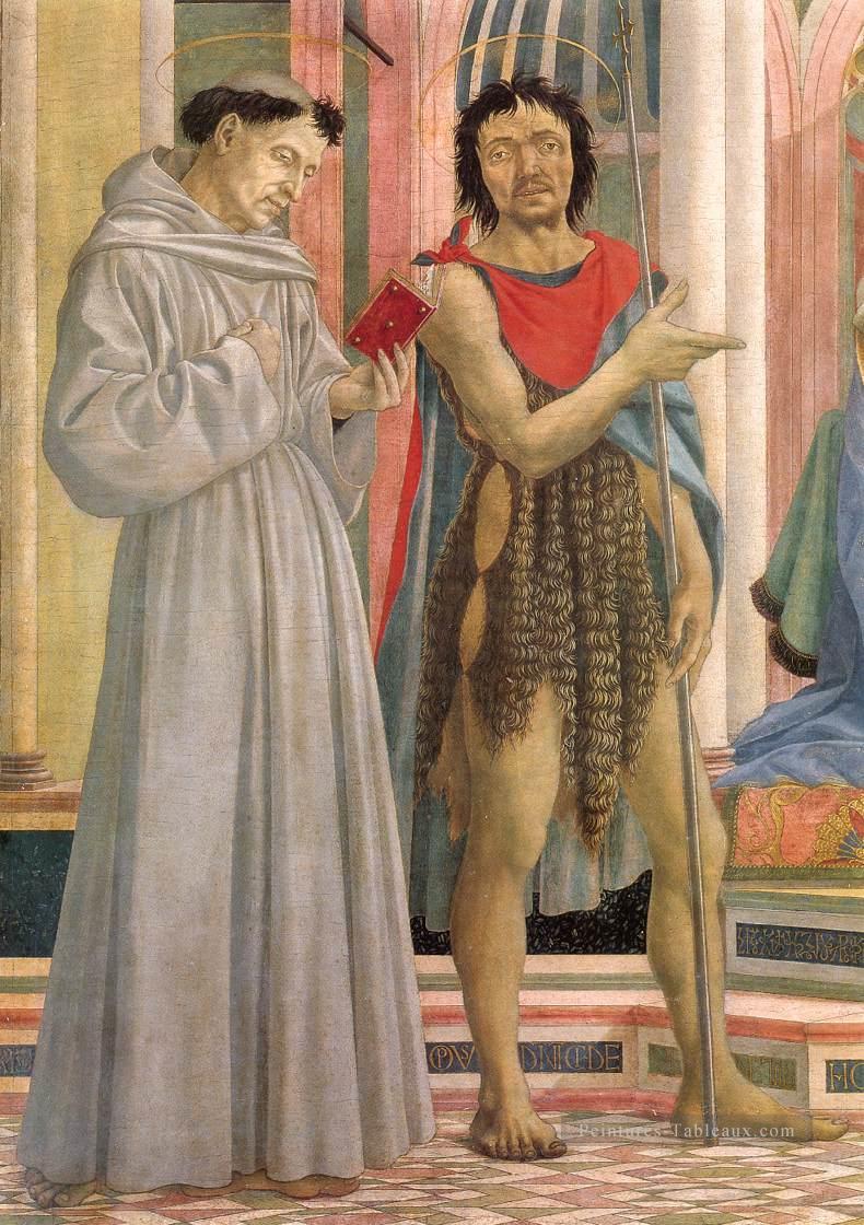 La Vierge à l’Enfant avec Saints2 Renaissance Domenico Veneziano Peintures à l'huile